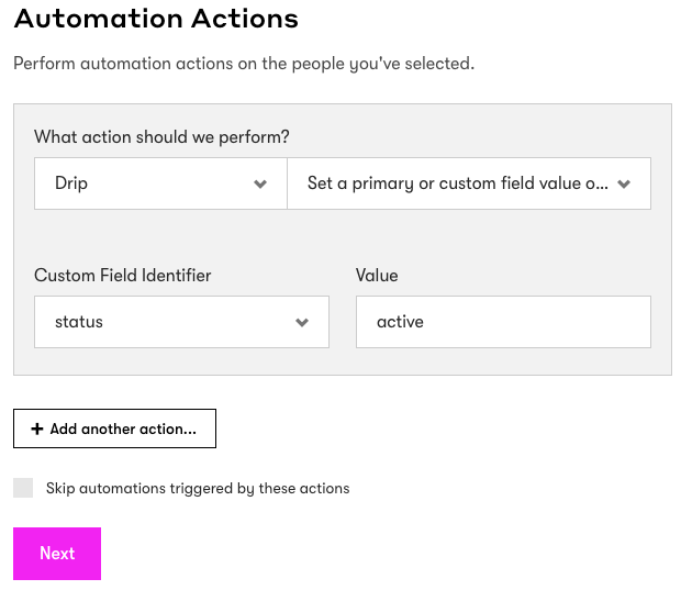 Custom Field value properties in an automation