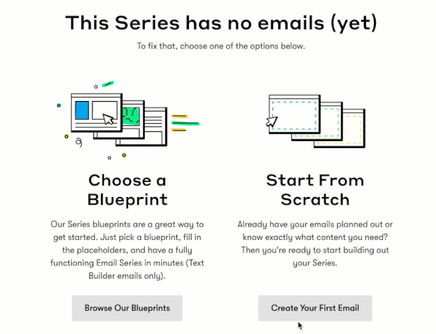 Email builder preferences in a Single email campaign