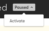 RSS option to Activate or Pause a Rule