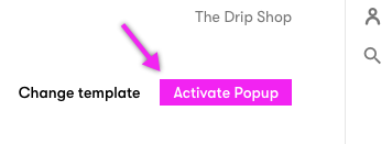 Pink box to activate a Popup form found in the legacy form builder