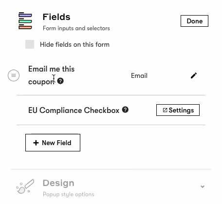 A GIF showing a person editing an input field in a legacy form