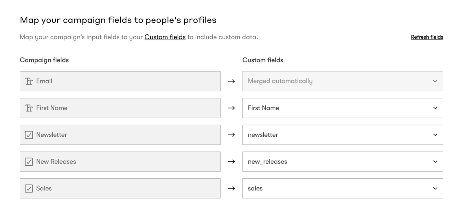 image showing where you can edit your custom fields