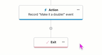 Click on three dot menu on upper right corner of node and select Duplicate